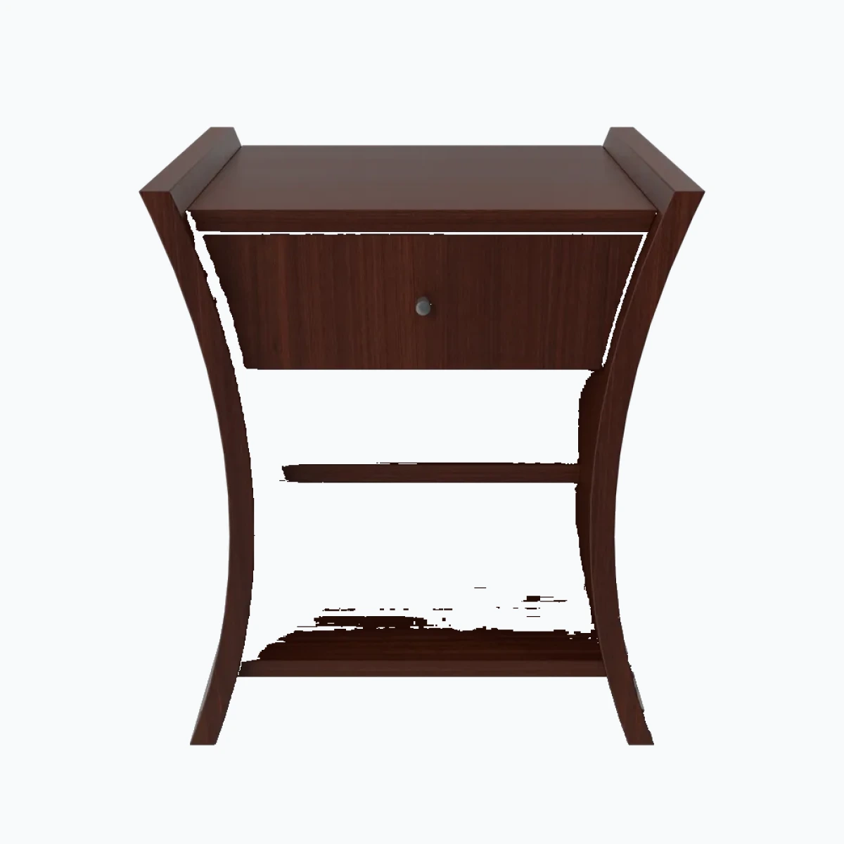 Bedside Table African Cherry